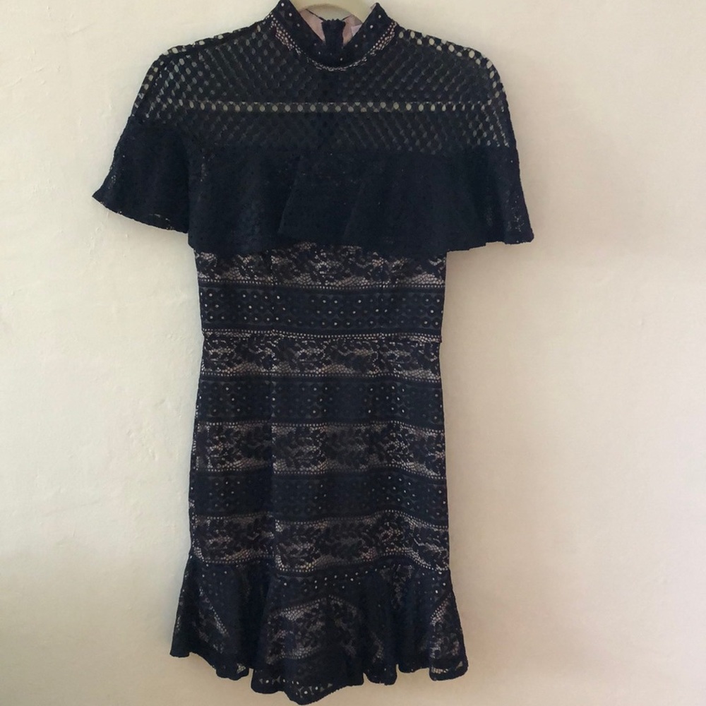 Selfie Leslie lace cocktail dress